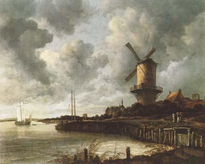 Jacob van Ruisdael The Windmill at Wijk Bij Duurstede (mk08) France oil painting art